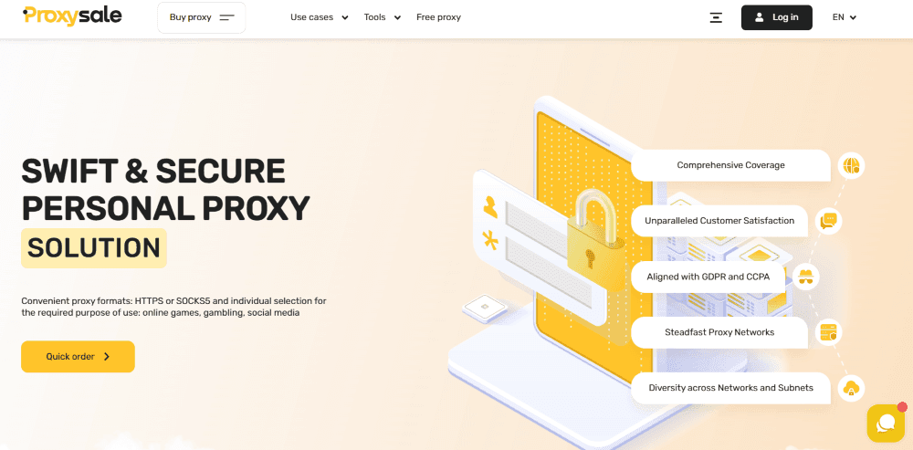 Proxy-Sale Homepage