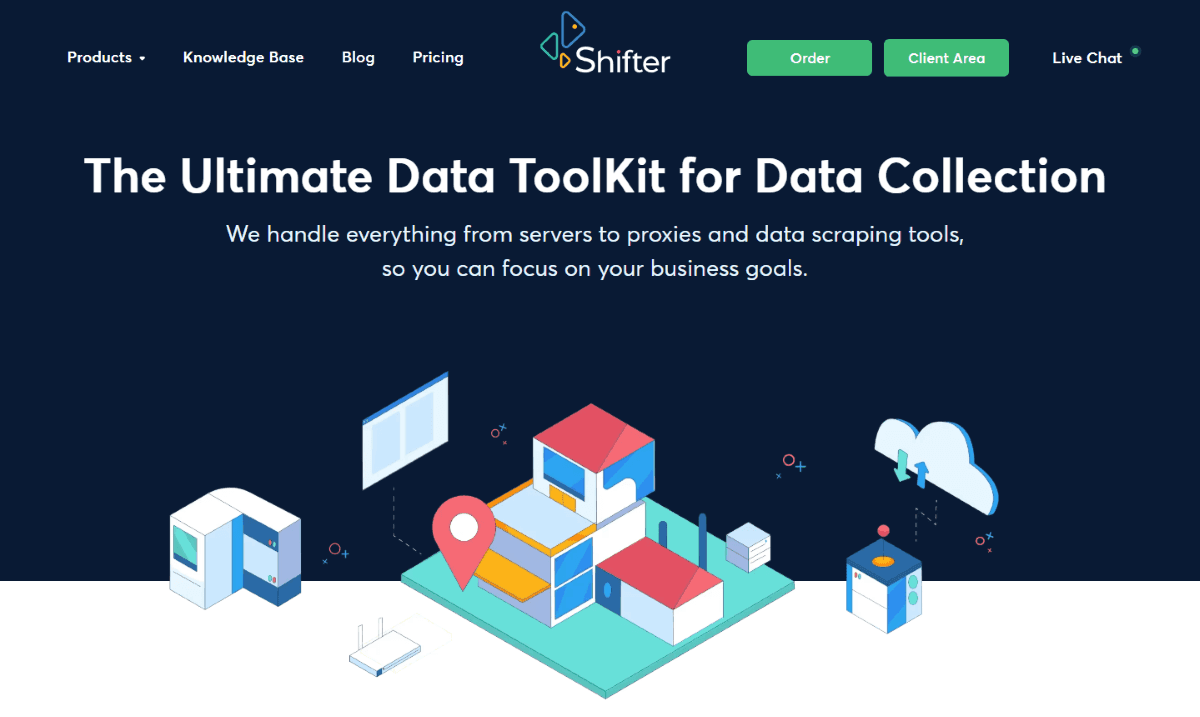 Главная страница Shifter