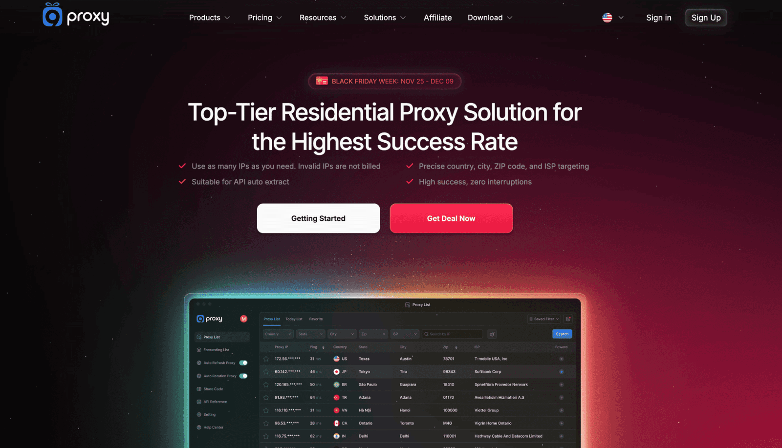9Proxy Webpage