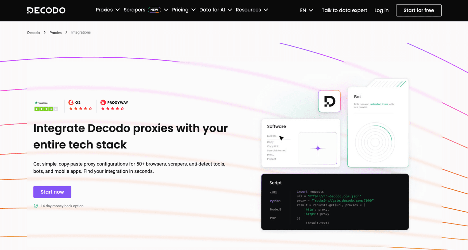 Decodo Webpage