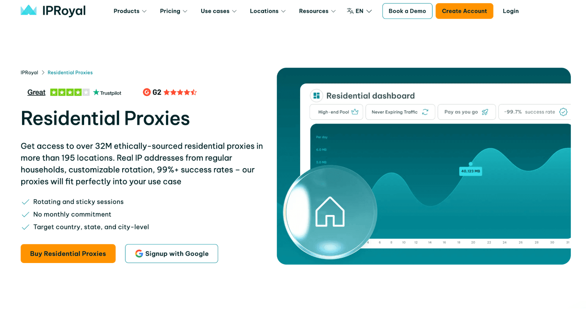 IpRoyal Webpage