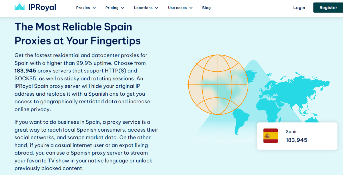 IPRoyal homepage
