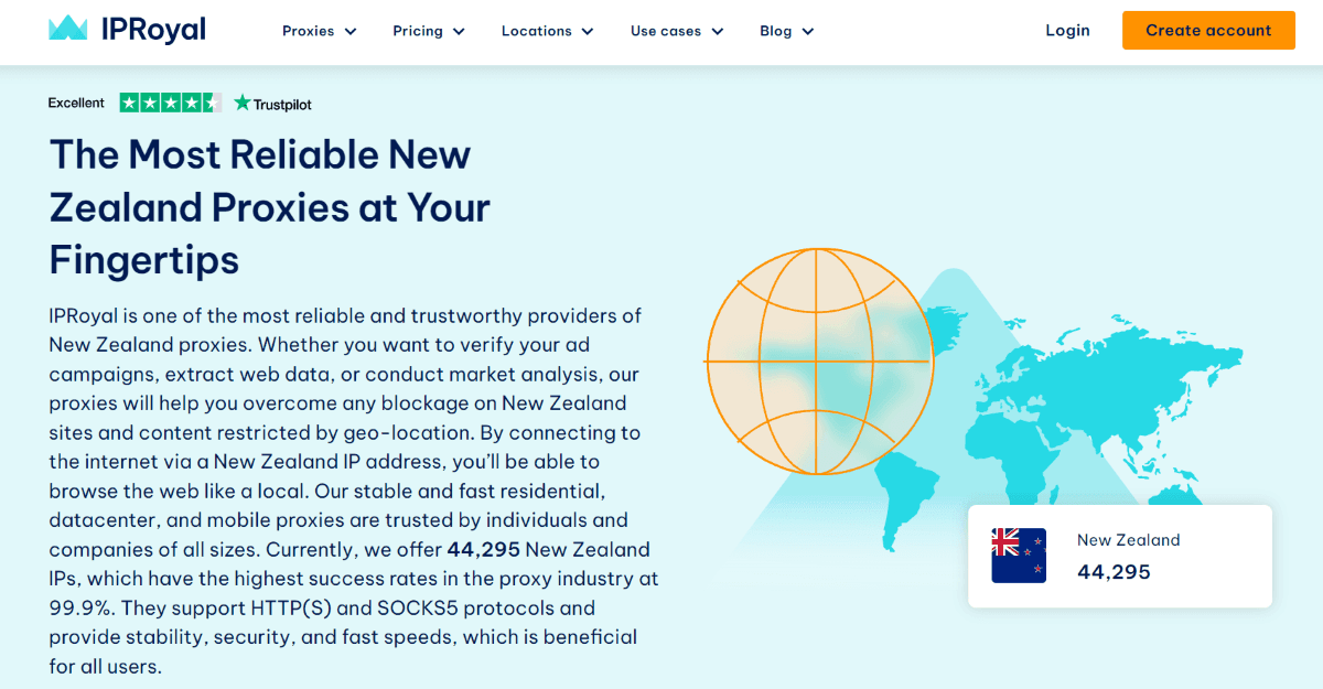 IPRoyal’s main page