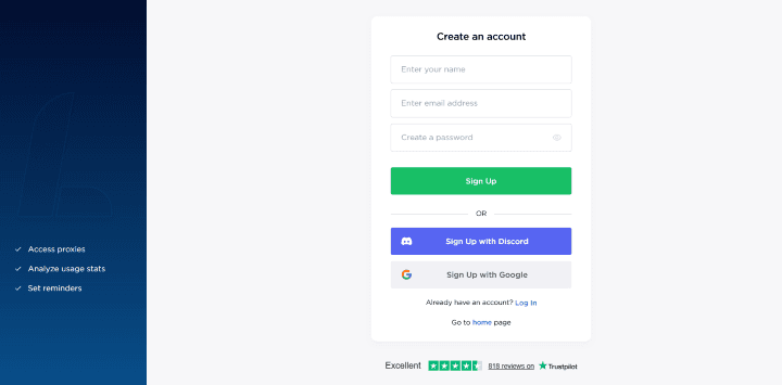live-proxies-signup-page