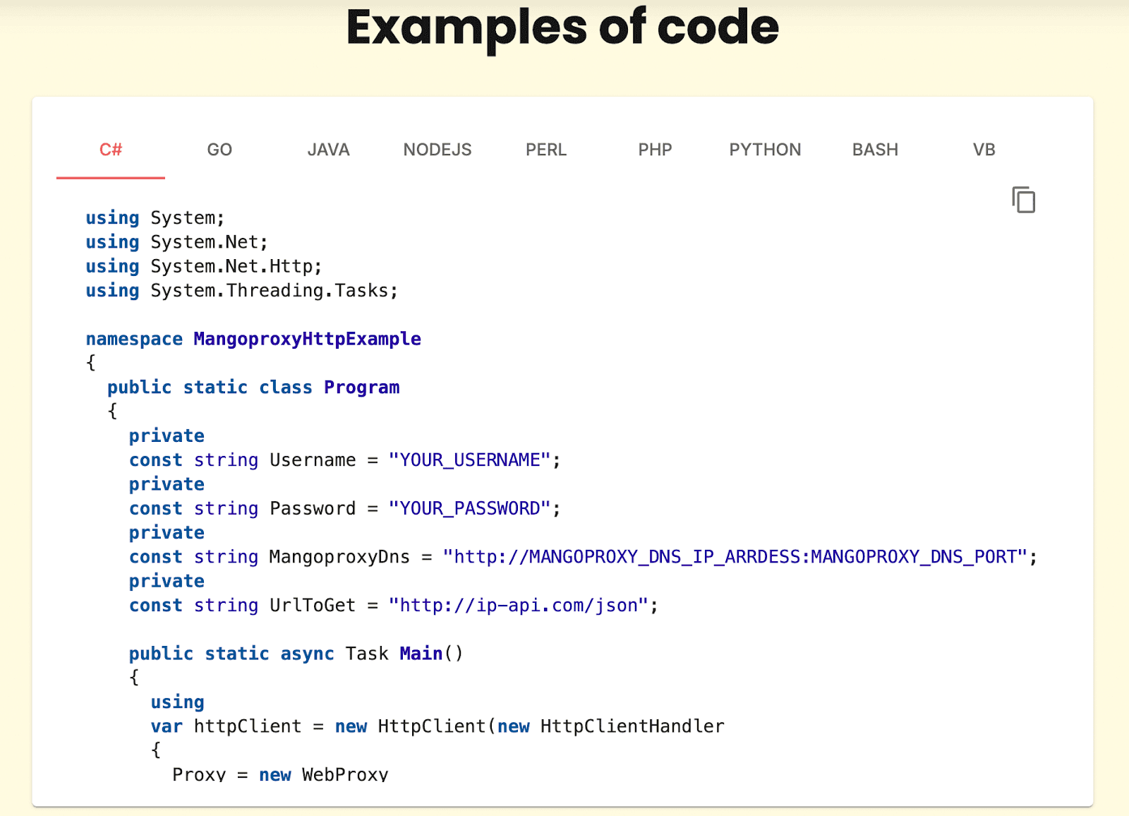 mangoproxy-code