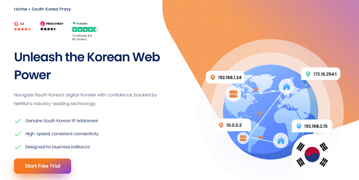 NetNut Homepage
