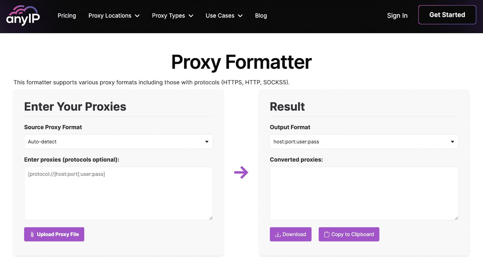 proxy-formatter
