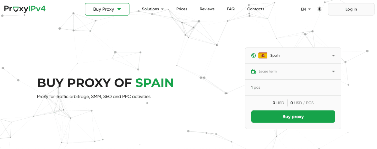 Proxy-IPv4 homepage