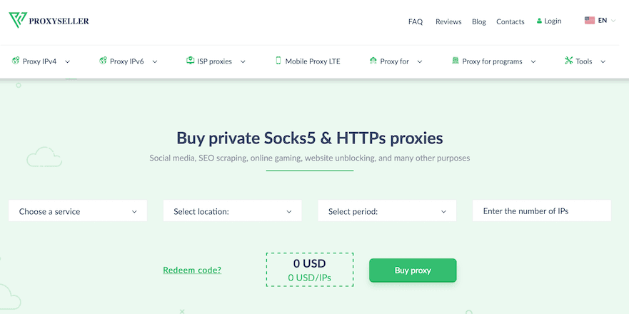 Proxy-Seller site main