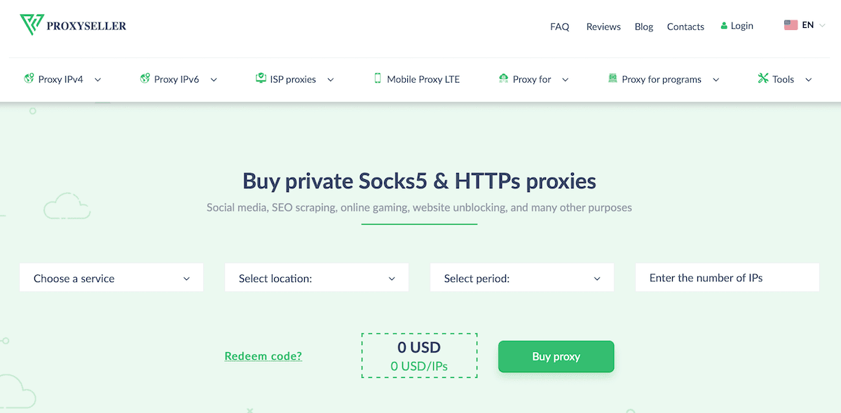 Proxy-Seller is the best proxy choice for 4G connections