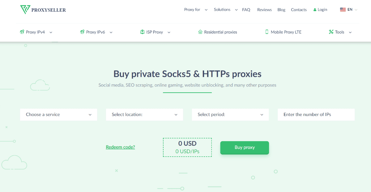 Главная страница платформы