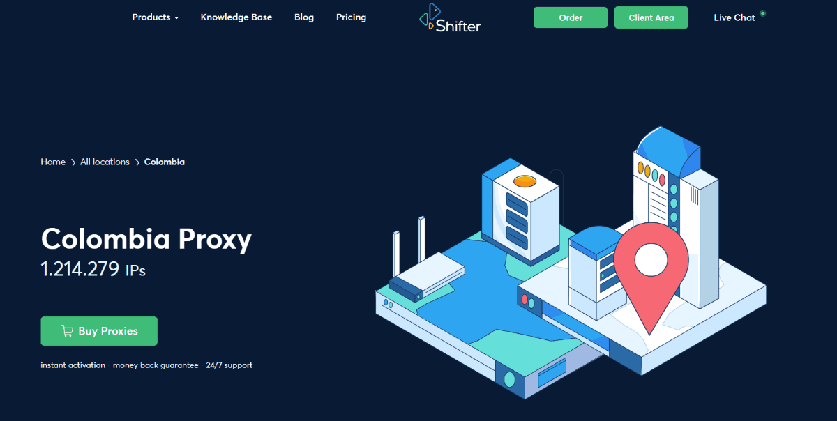 Shifter’s main page