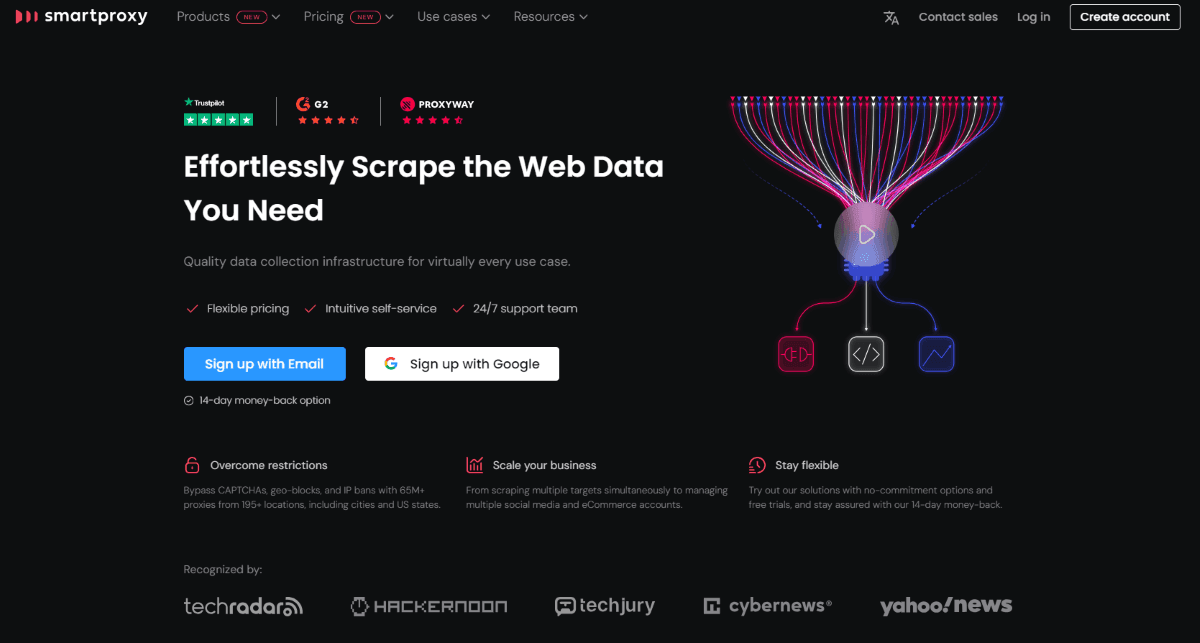 Website’s main page