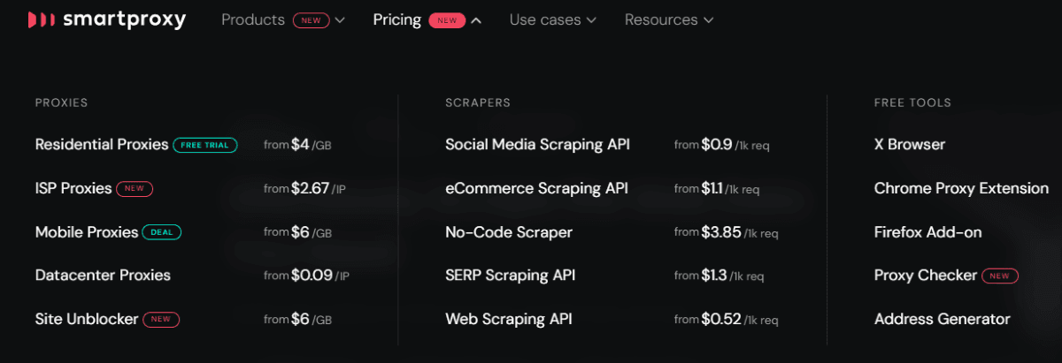 Subscription packages