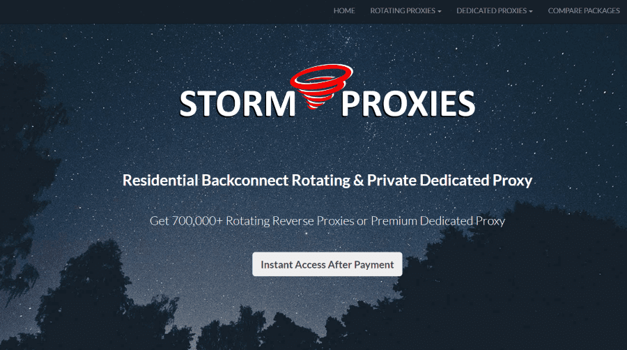 Website’s main page