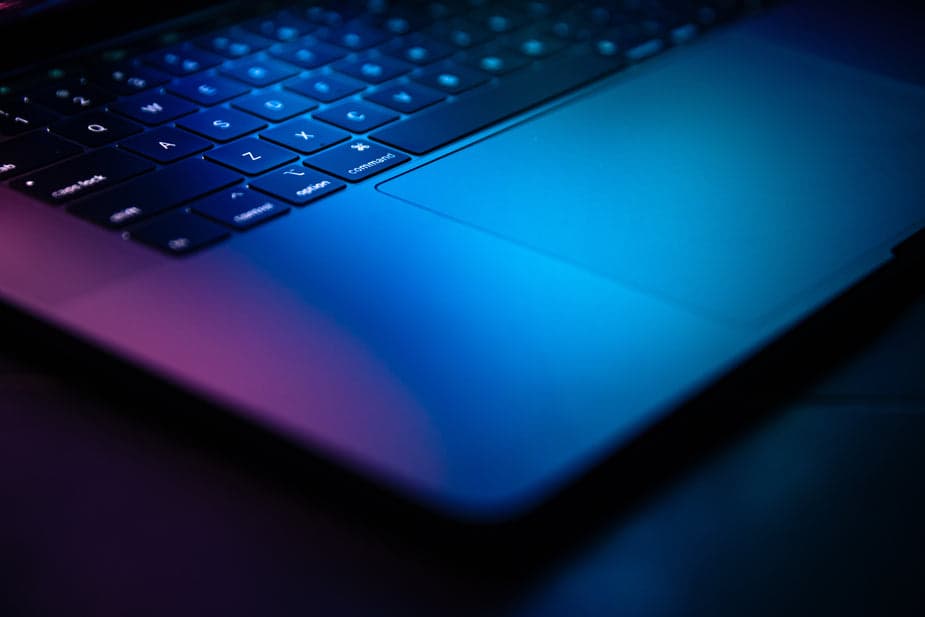 brightly-lit-laptop-keyboard