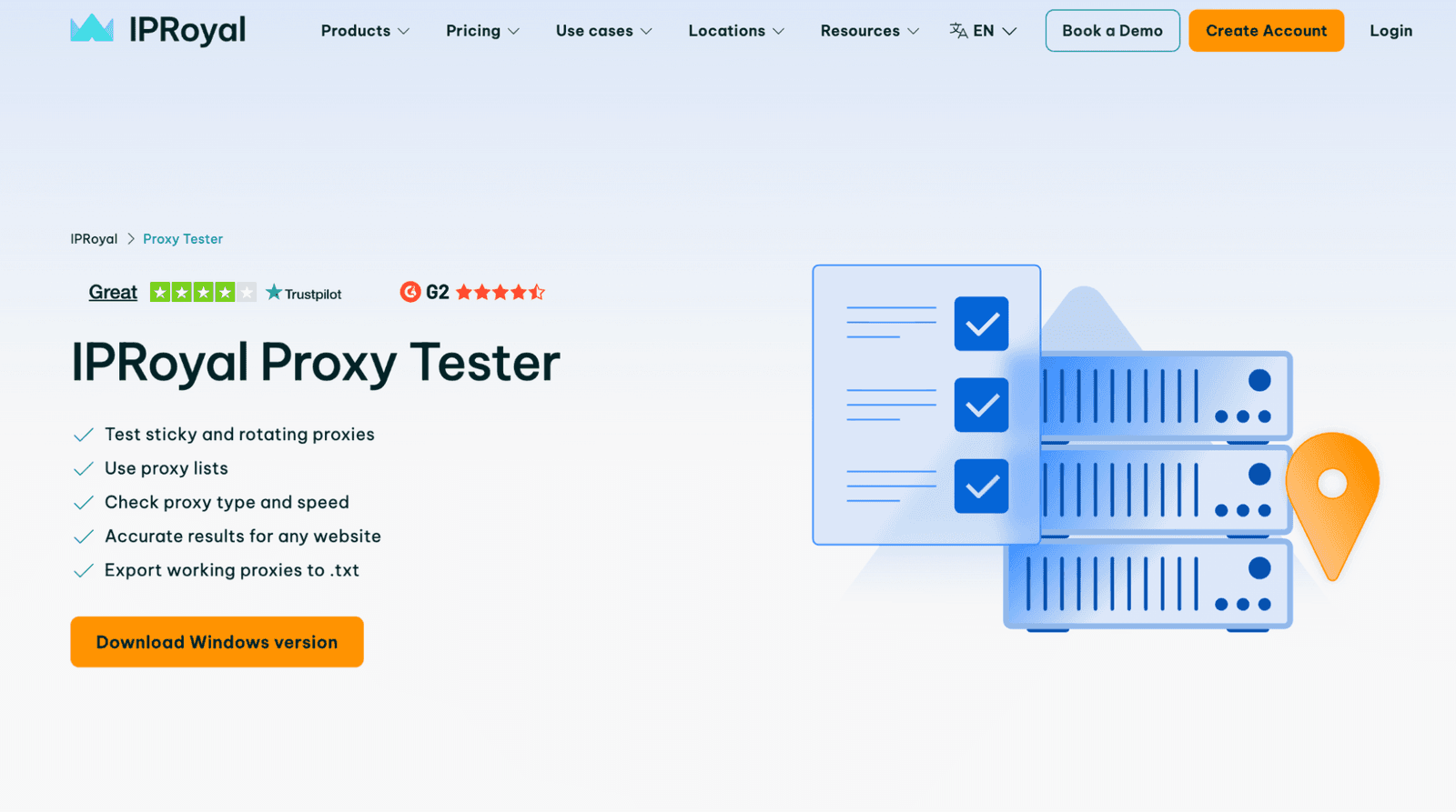 IpRoyal Webpage
