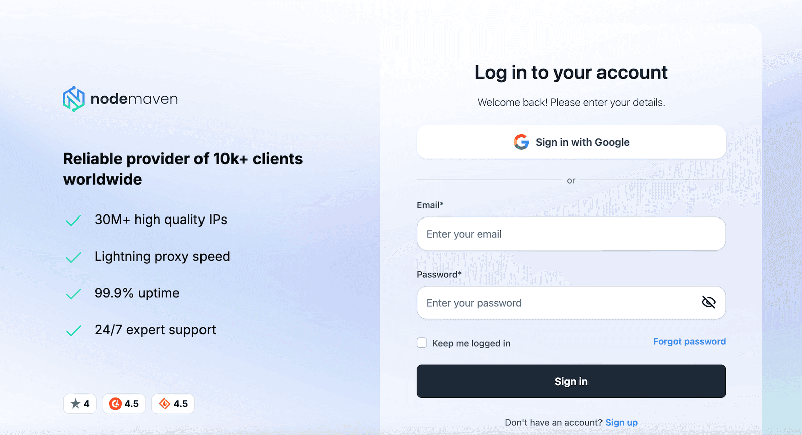 Nodemaven Webpage