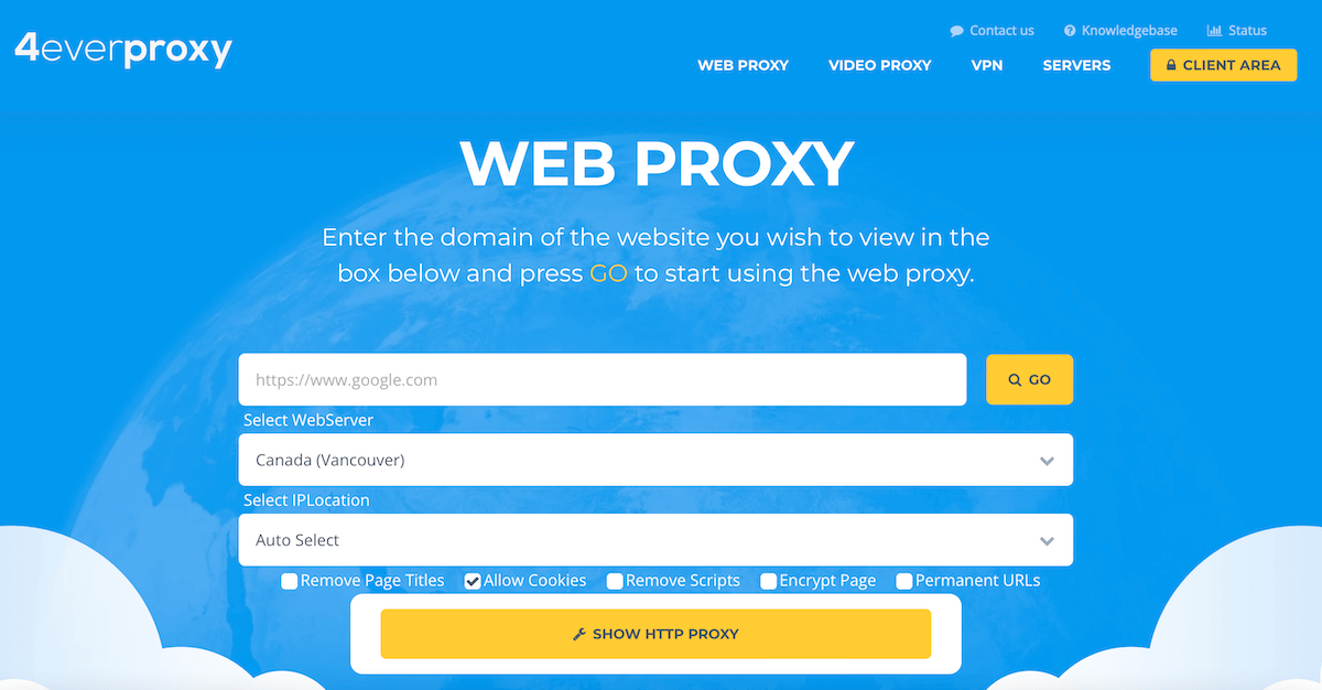 4everproxy is a free proxy with top privacy