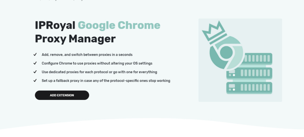 IPRoyal Google Chrome Proxy Manager