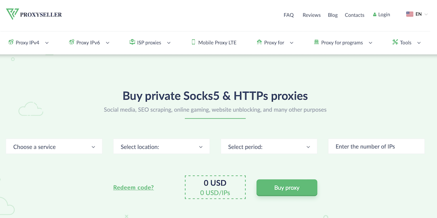 Proxy-Seller site main