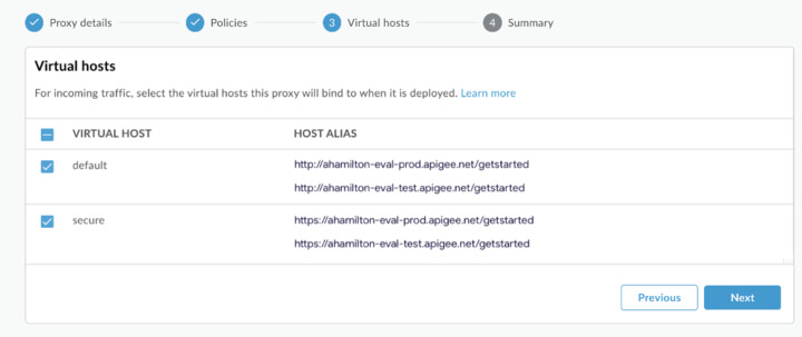 Virtual hosts