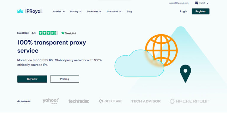 IPRoyal homepage