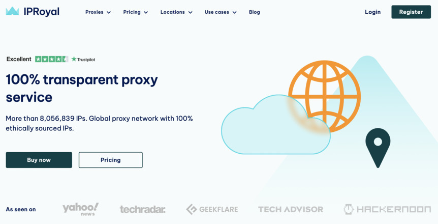 IPRoyal homepage