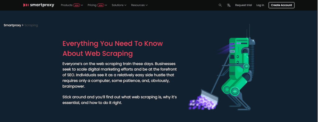 Smartproxy scraping solutions