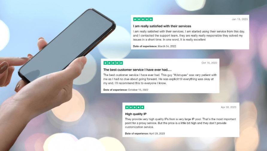 Some comments on Trustpilot about Oxylabs proxies