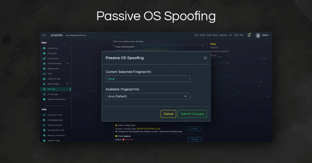 Passive OS Spoofing