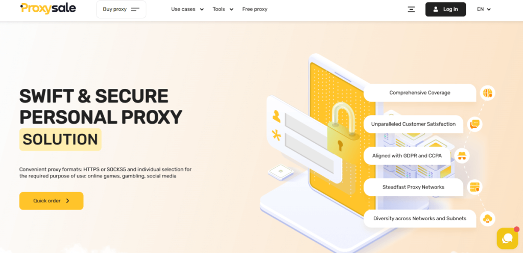 Proxy-sale.com — service with dedicated proxies