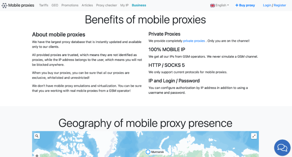Benefits of mobile proxies