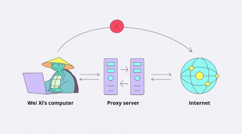 What is a proxy server?