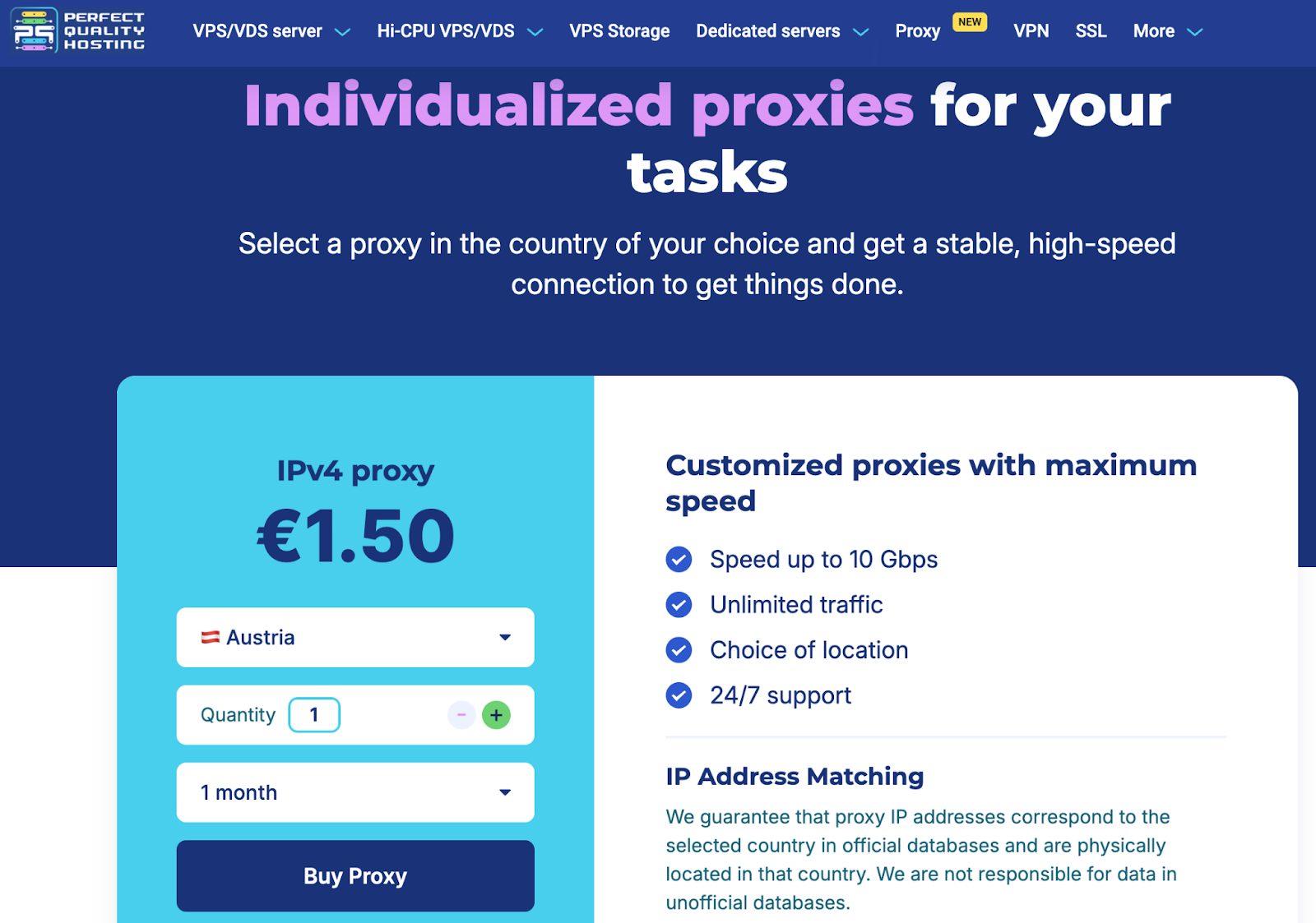 Start using premium proxies