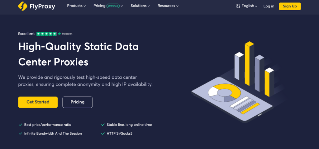 Static proxy servers for uninterrupted browsing