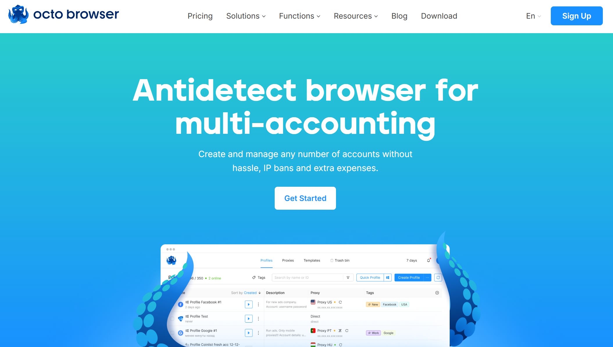 Anti detect browser with strong multi-accounting features