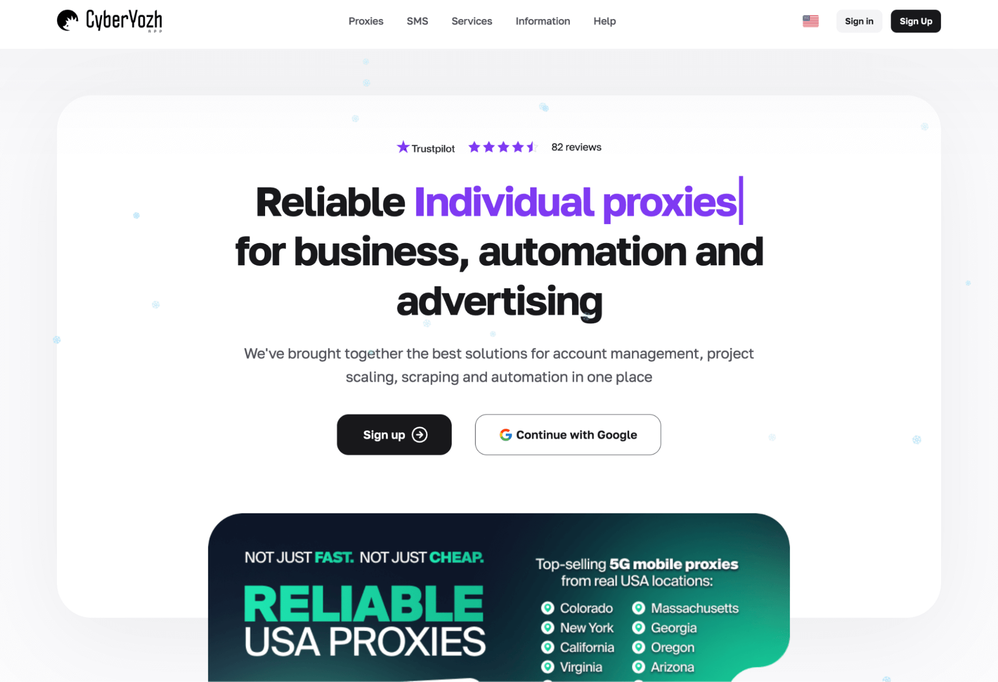 CyberYozh App Webpage