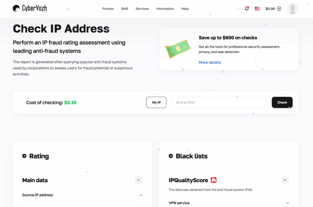 CyberYozh App Webpage